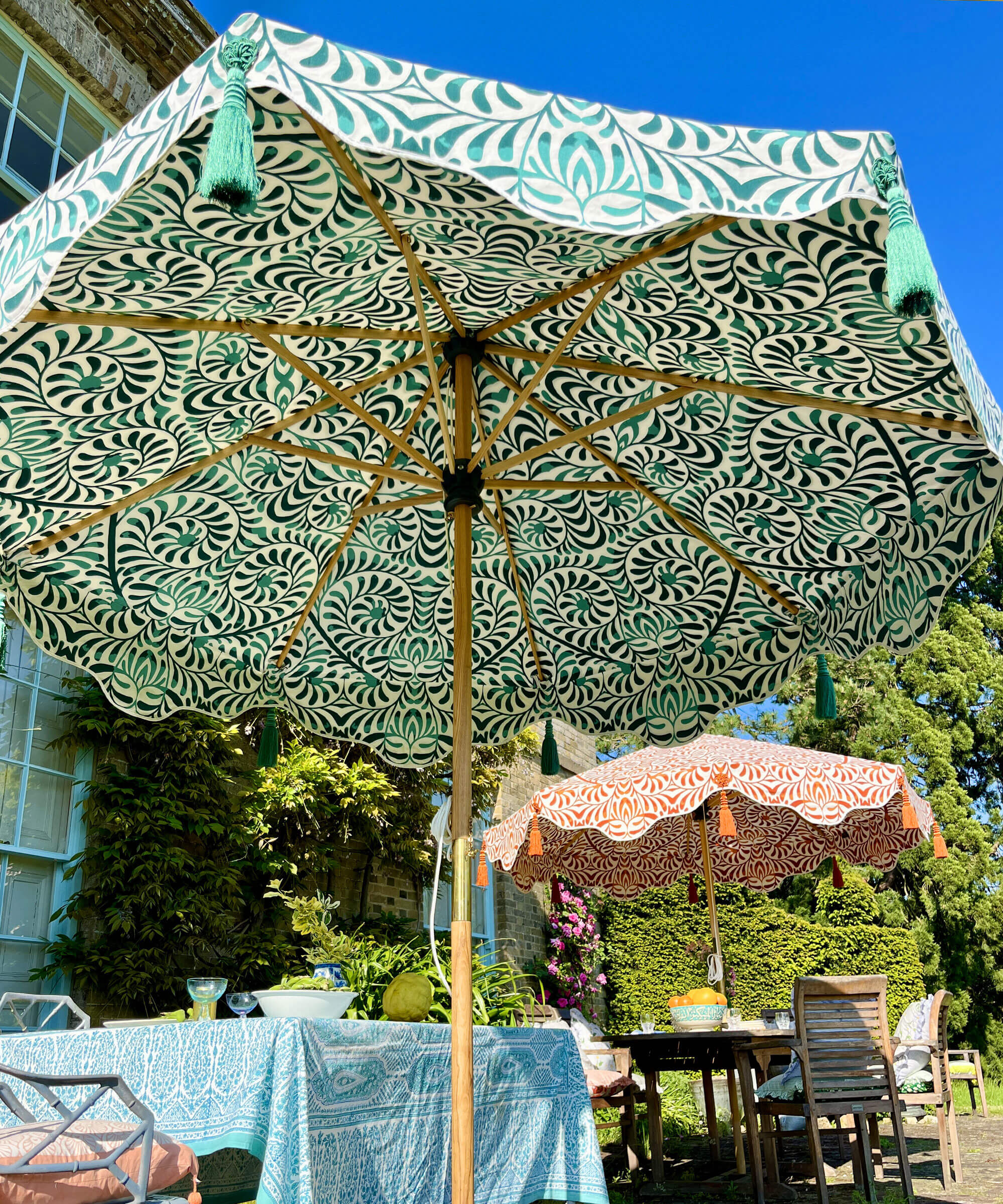 Lexham Teal Octagonal Parasol