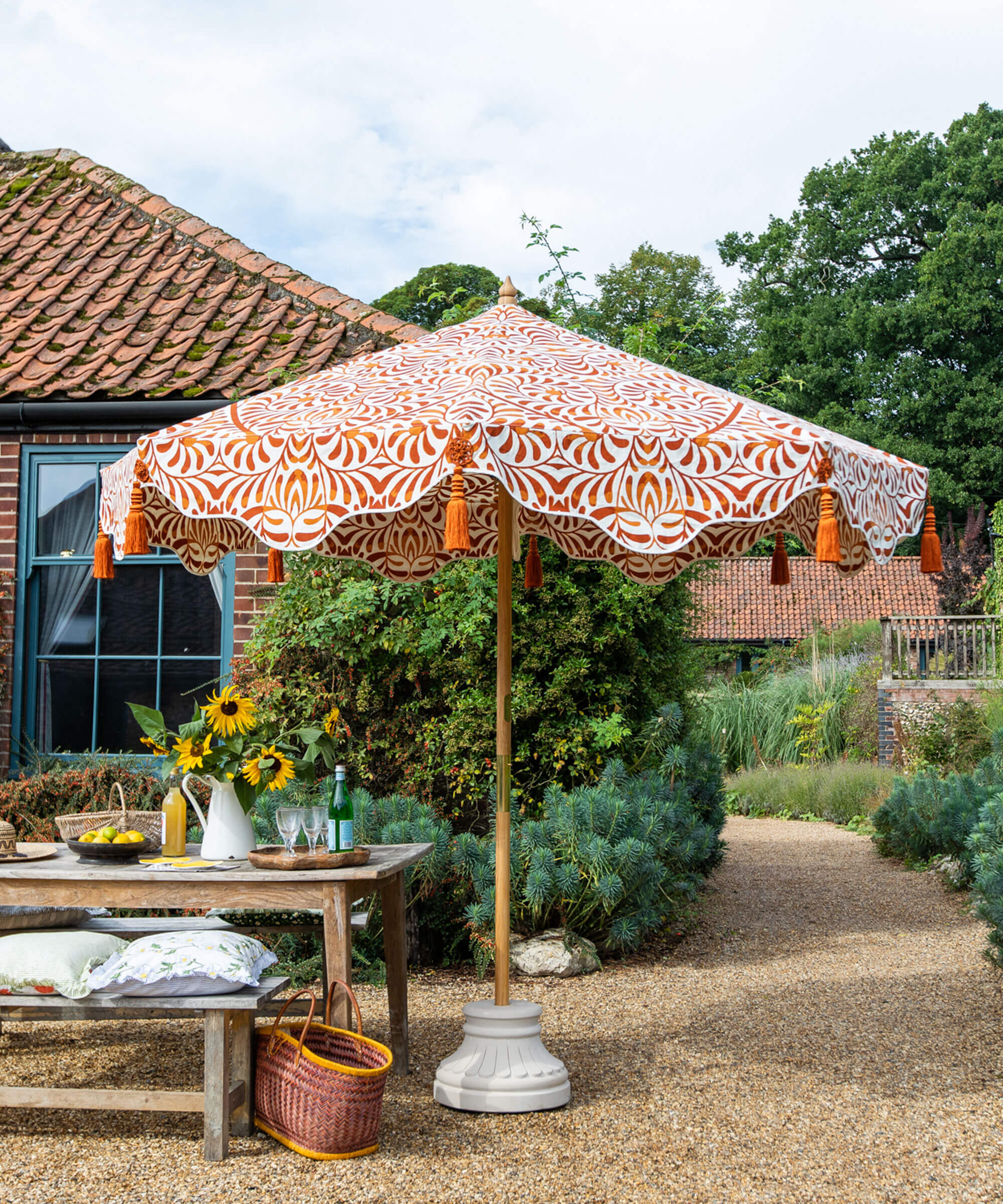 Lexham Terracotta Octagonal Parasol