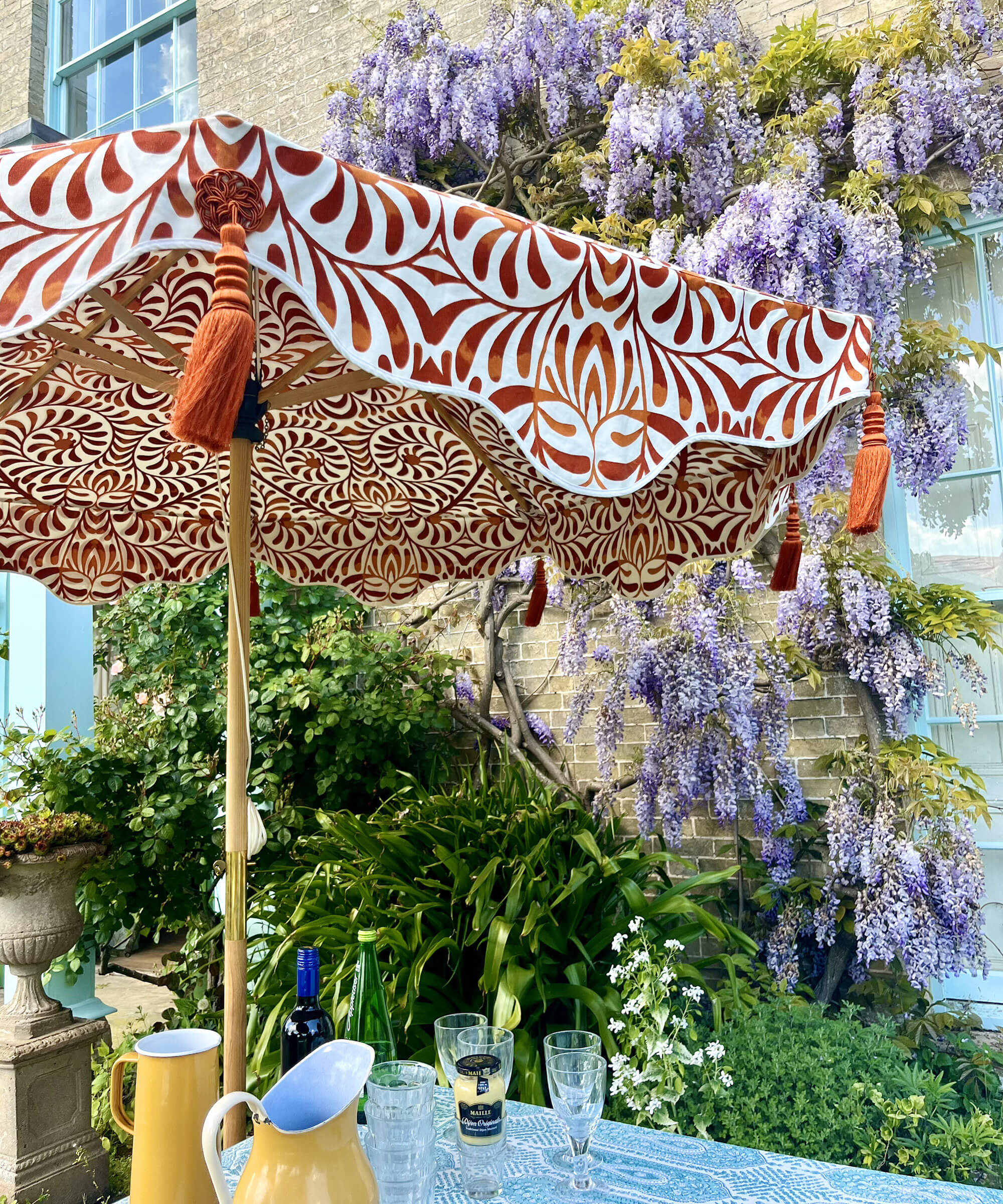 Lexham Terracotta Octagonal Parasol