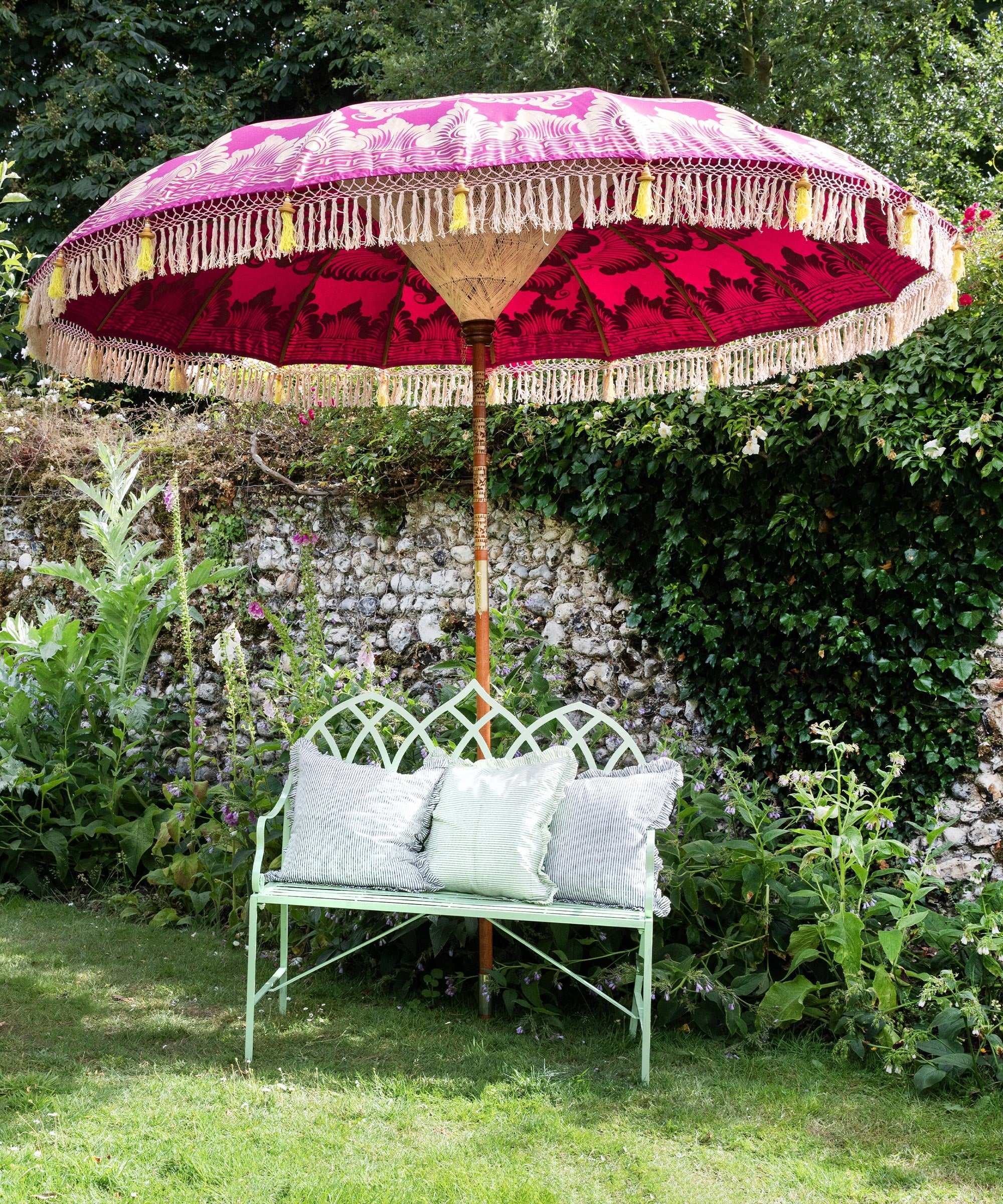 Margot Round Bamboo Parasol