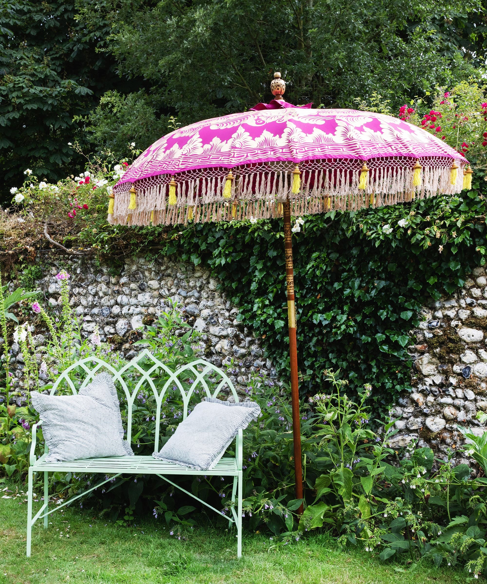 Margot Round Bamboo Parasol