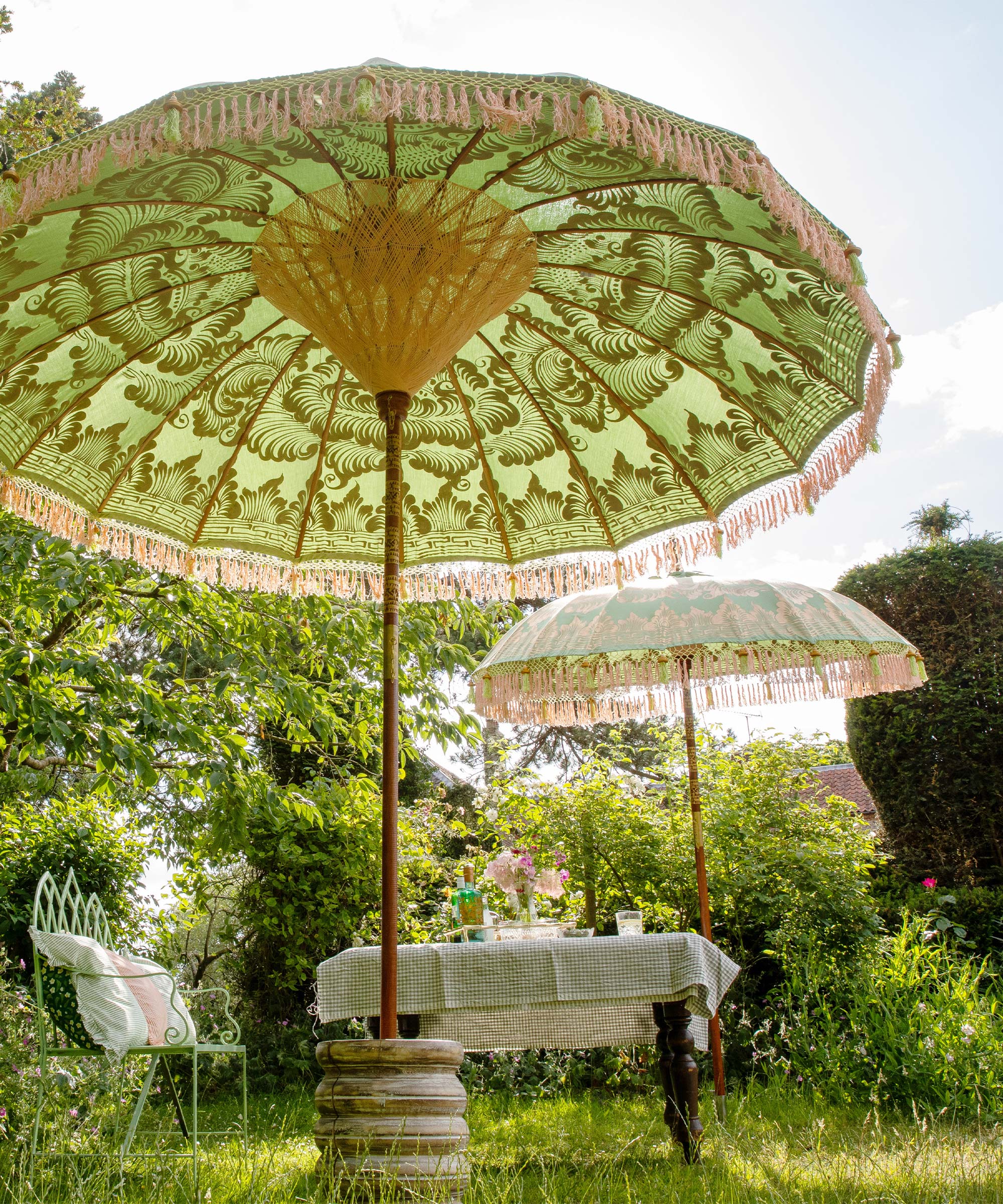 Noa Round Bamboo Parasol