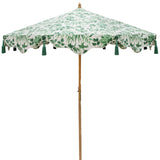 Stylish botanical garden parasol - Peony Green Garden Umbrella