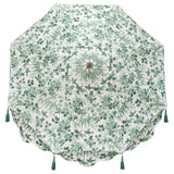 Stylish botanical garden parasol - Peony Green Garden Umbrella