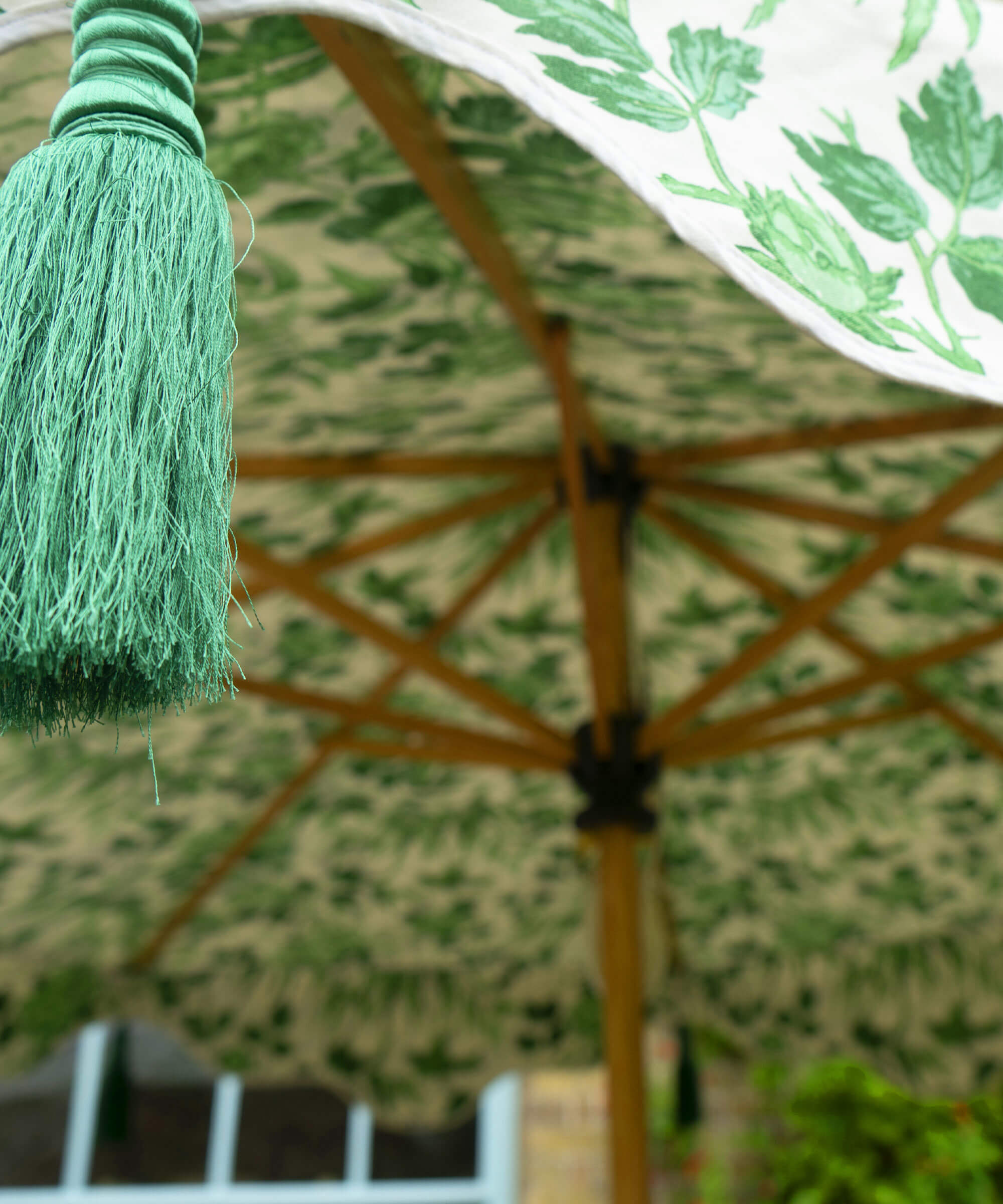 Peony Jade Octagonal Parasol - ELPC x Warner House