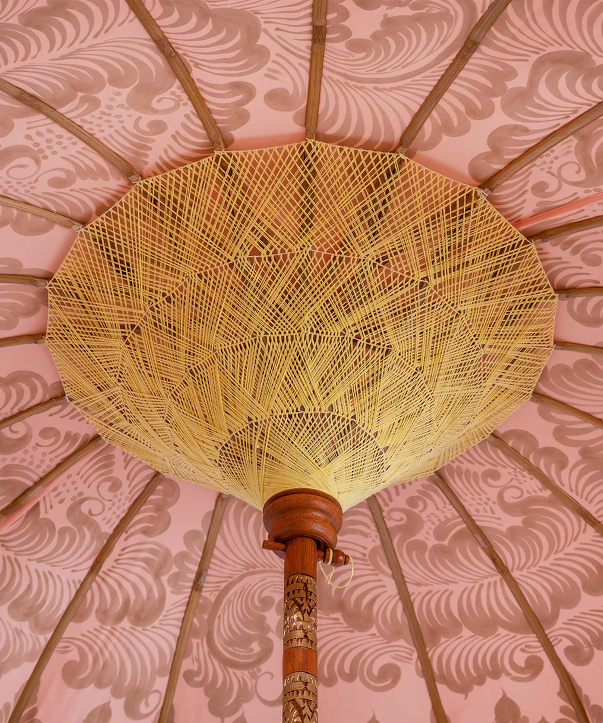 Rosanna Round Bamboo Parasol