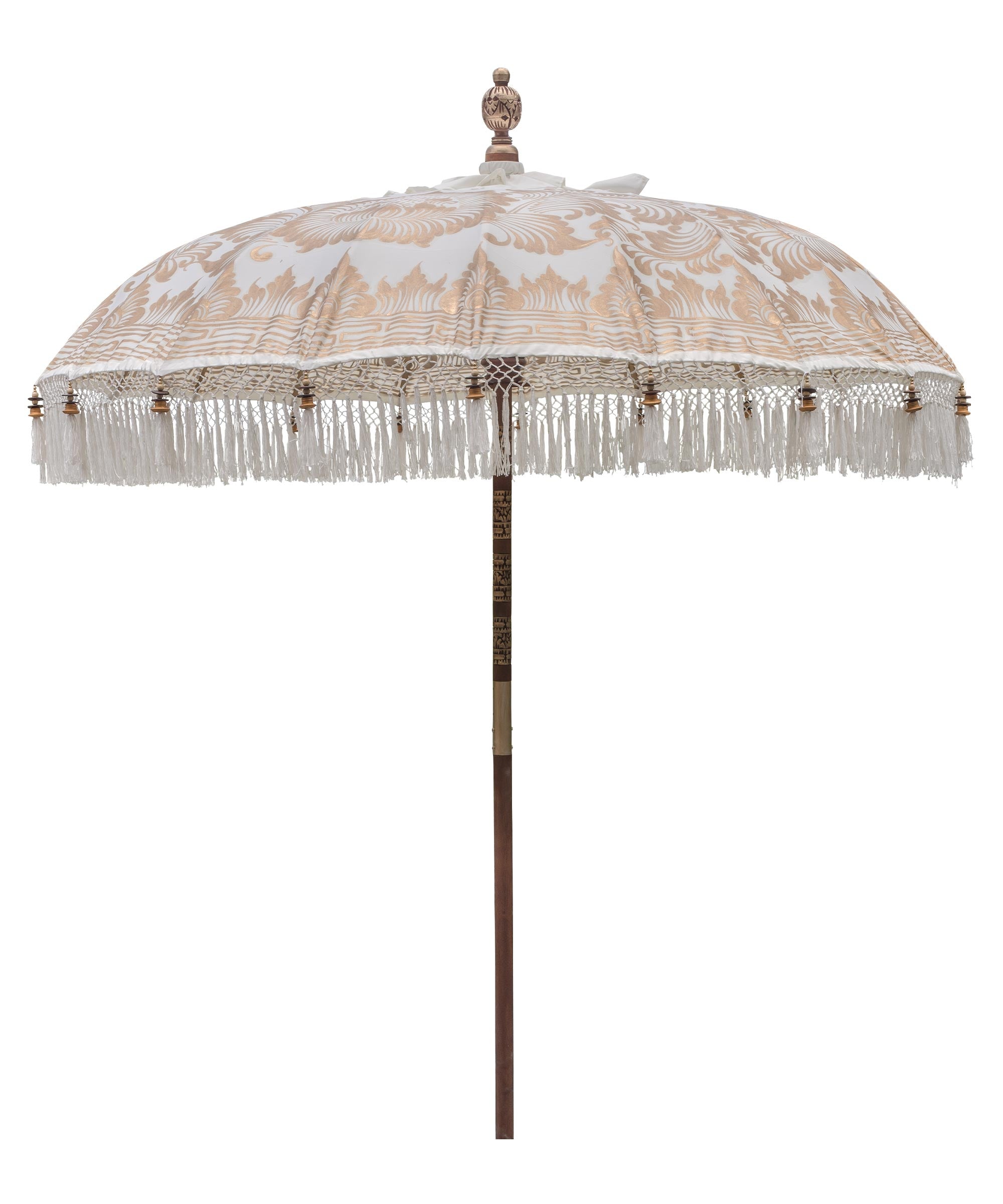 Simone Round Bamboo Parasol