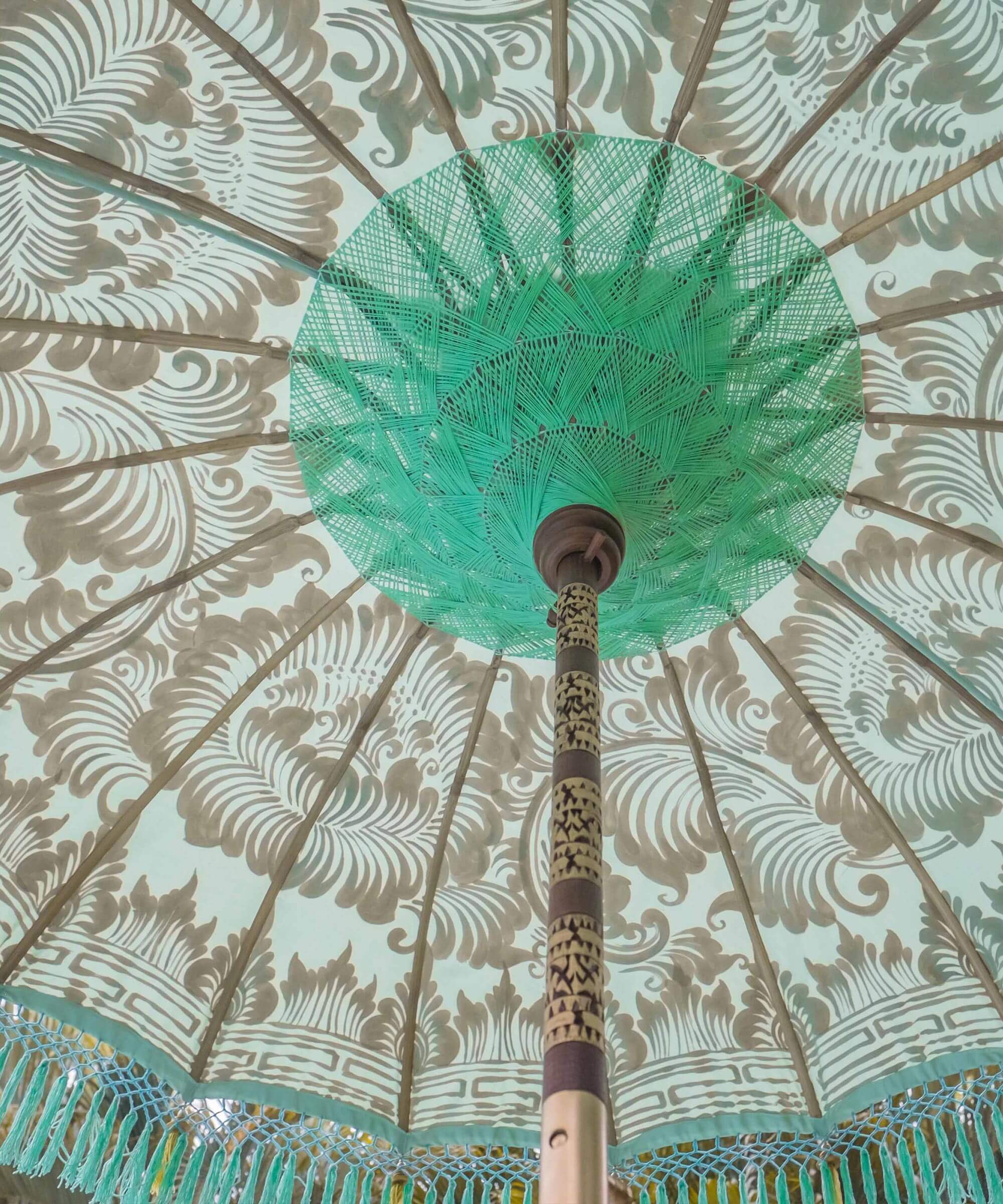 Tracy Round Bamboo Parasol