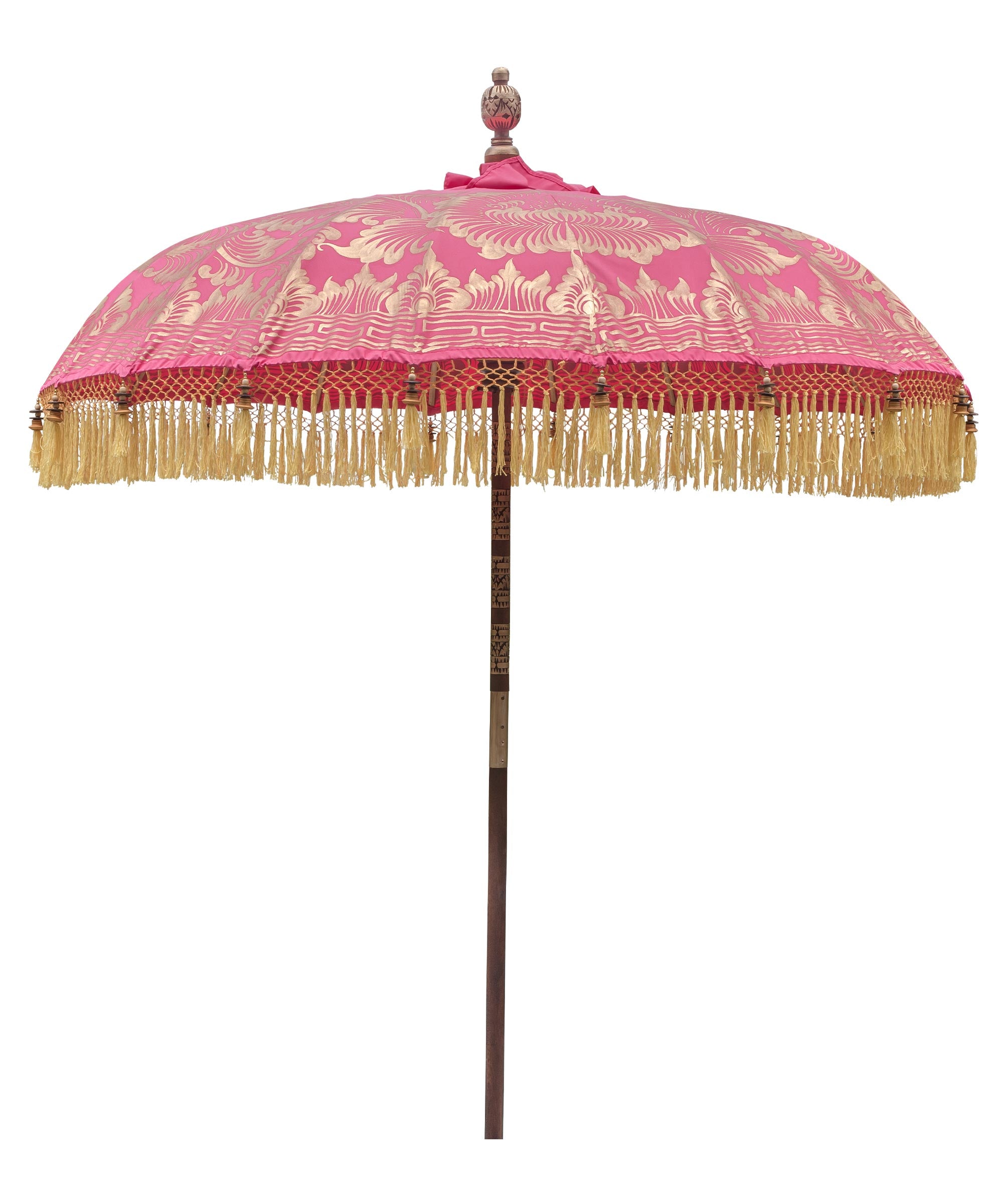 Whitney Round Bamboo Parasol