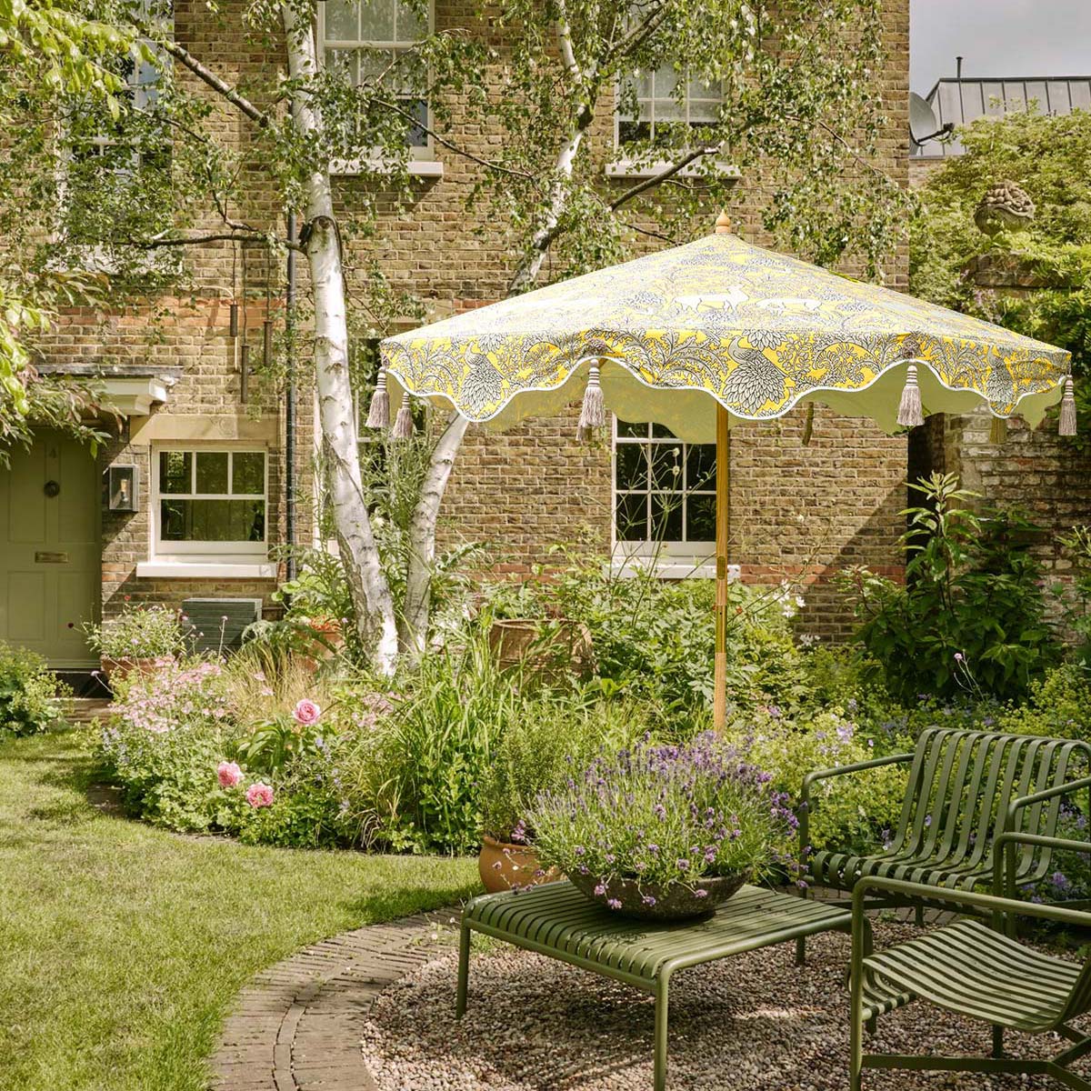 East London Parasol Company Ltd - Elizabeth Citrine Octagonal Canopy (2 Metre)