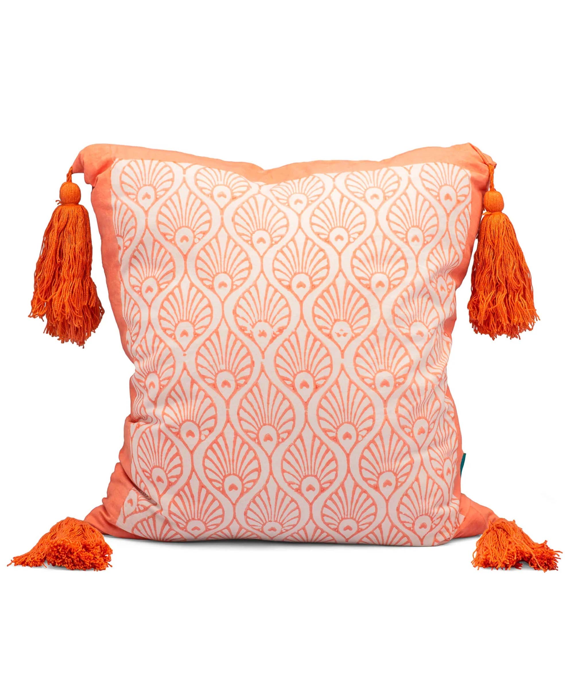 Coral Suzani Cushion