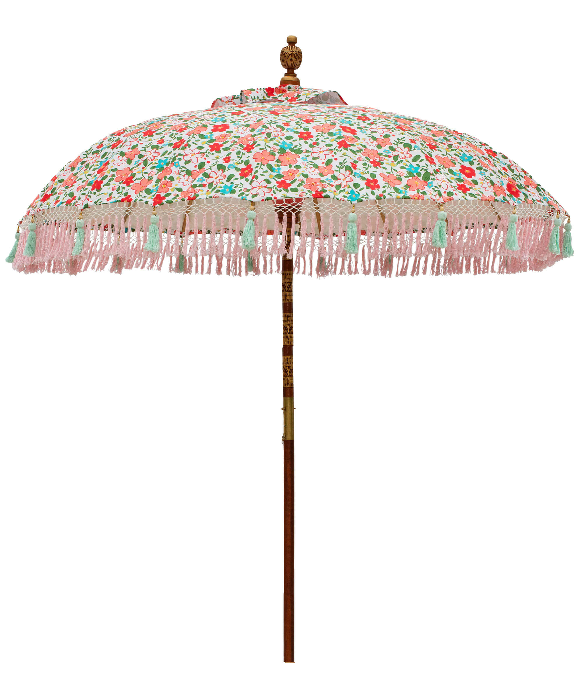 Daphne Round Bamboo Parasol