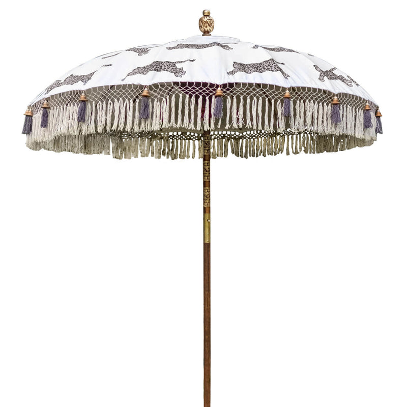 Gloria Round Bamboo Parasol - delivery by end March