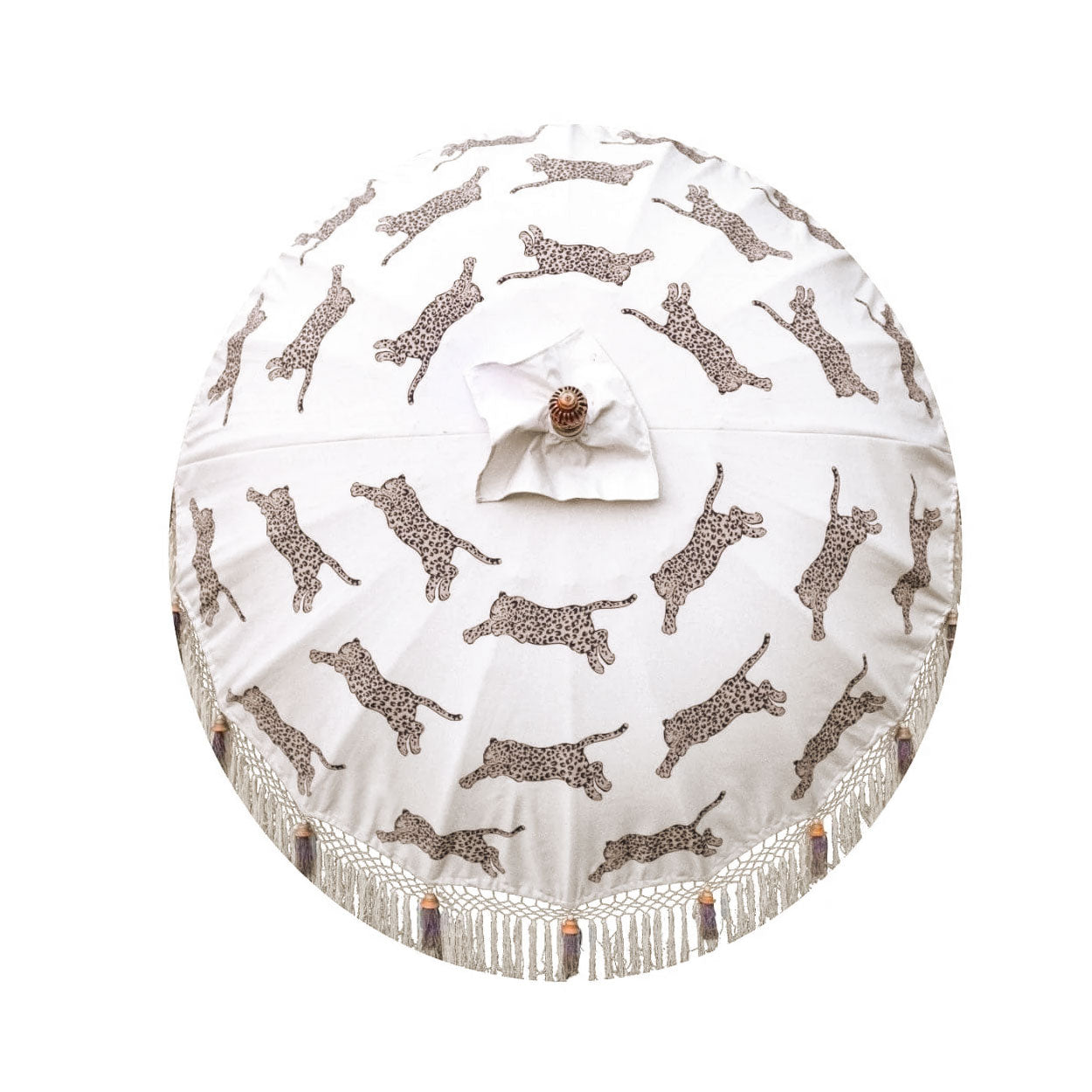 Gloria Round Bamboo Parasol