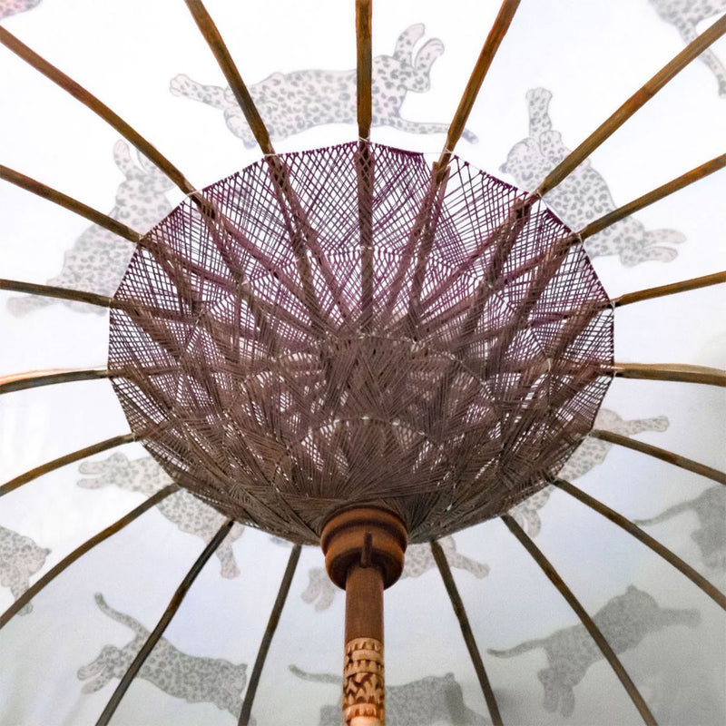 Gloria Round Bamboo Parasol - delivery by end March