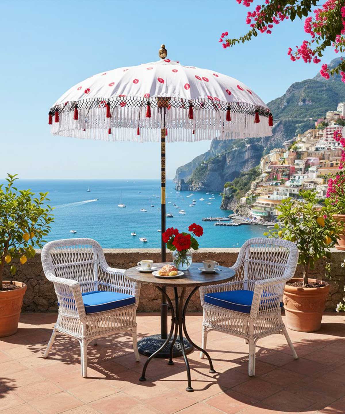 Iain Round Bamboo Parasol (Only 2 left)