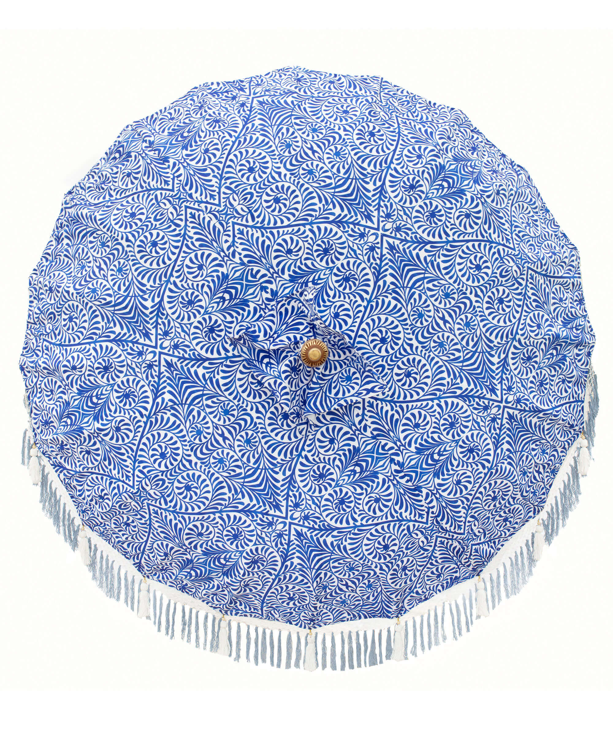 Lexham Lapis Round Bamboo Parasol