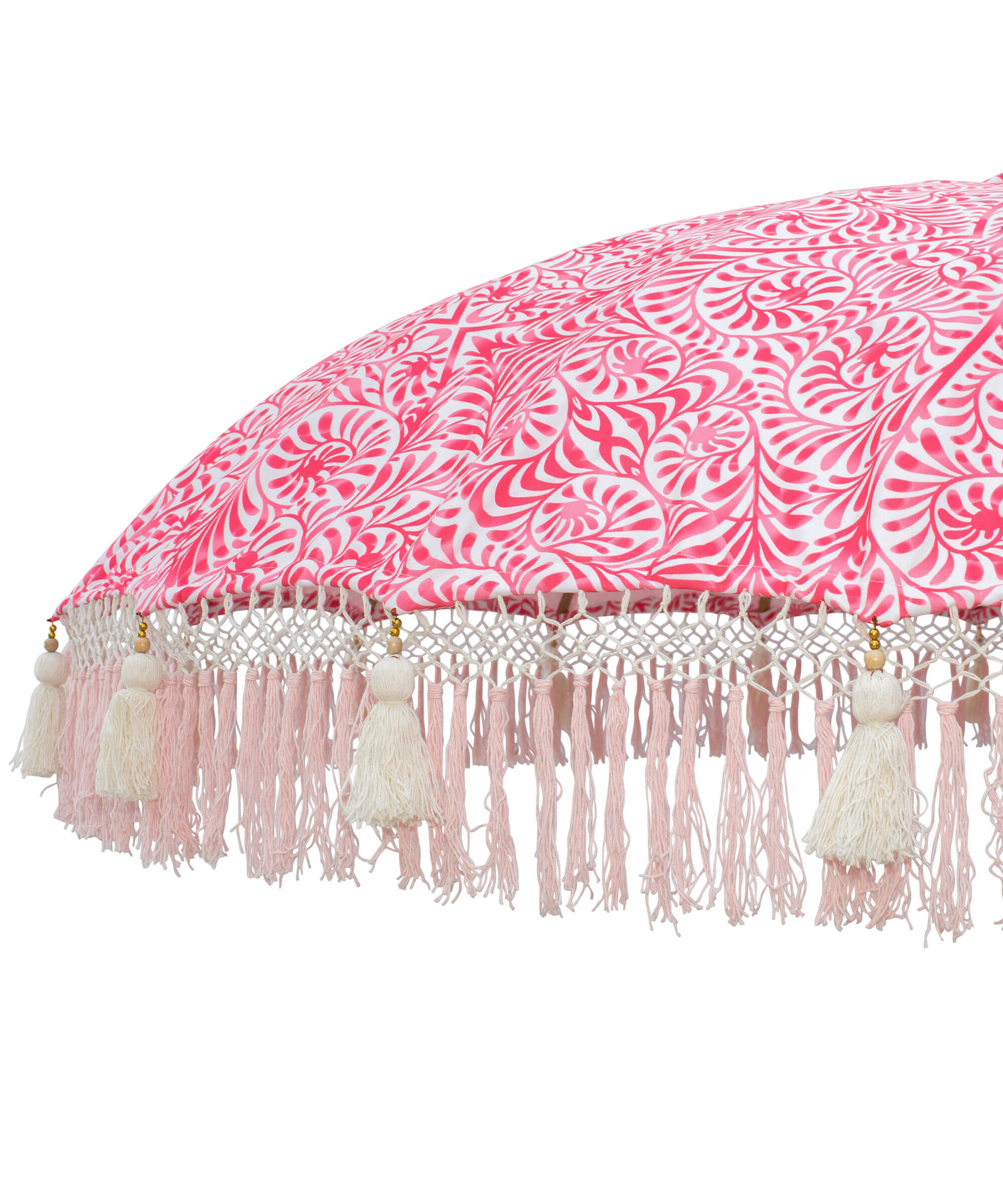 Lexham Rose Round Bamboo Parasol