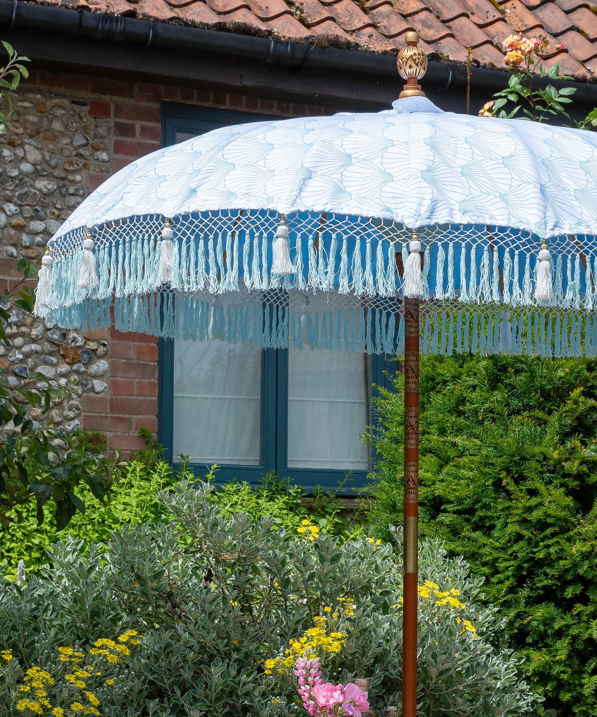 Margaret Round Bamboo Parasol