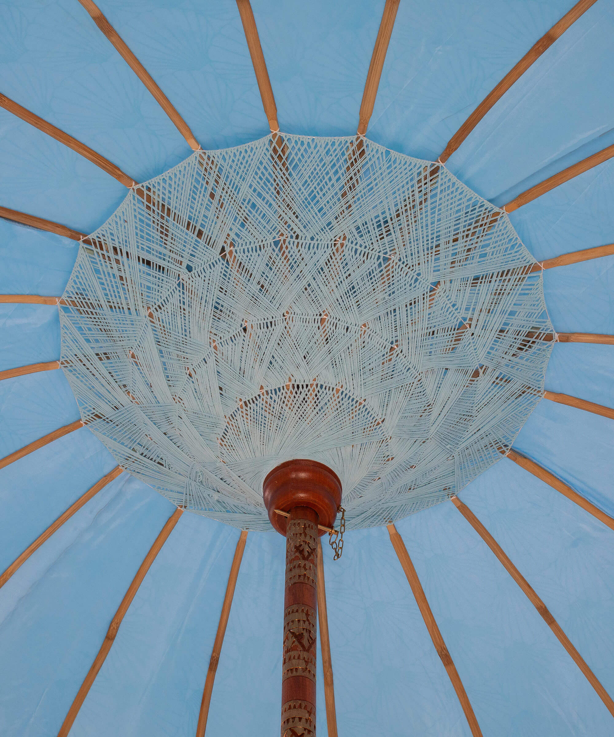 Margaret Round Bamboo Parasol