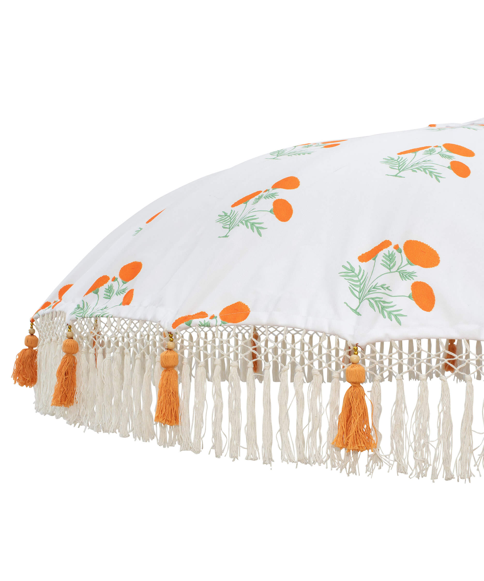 Marigold Round Bamboo Parasol