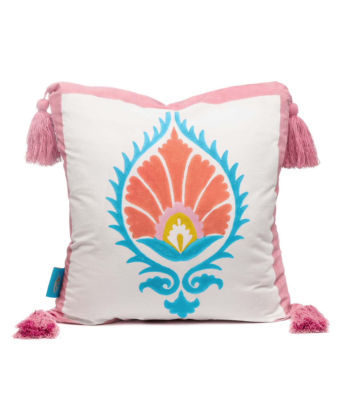 East London Parasol Company Ltd - Rose Suzani Cushion