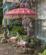 Margot Round Bamboo Parasol - In stock