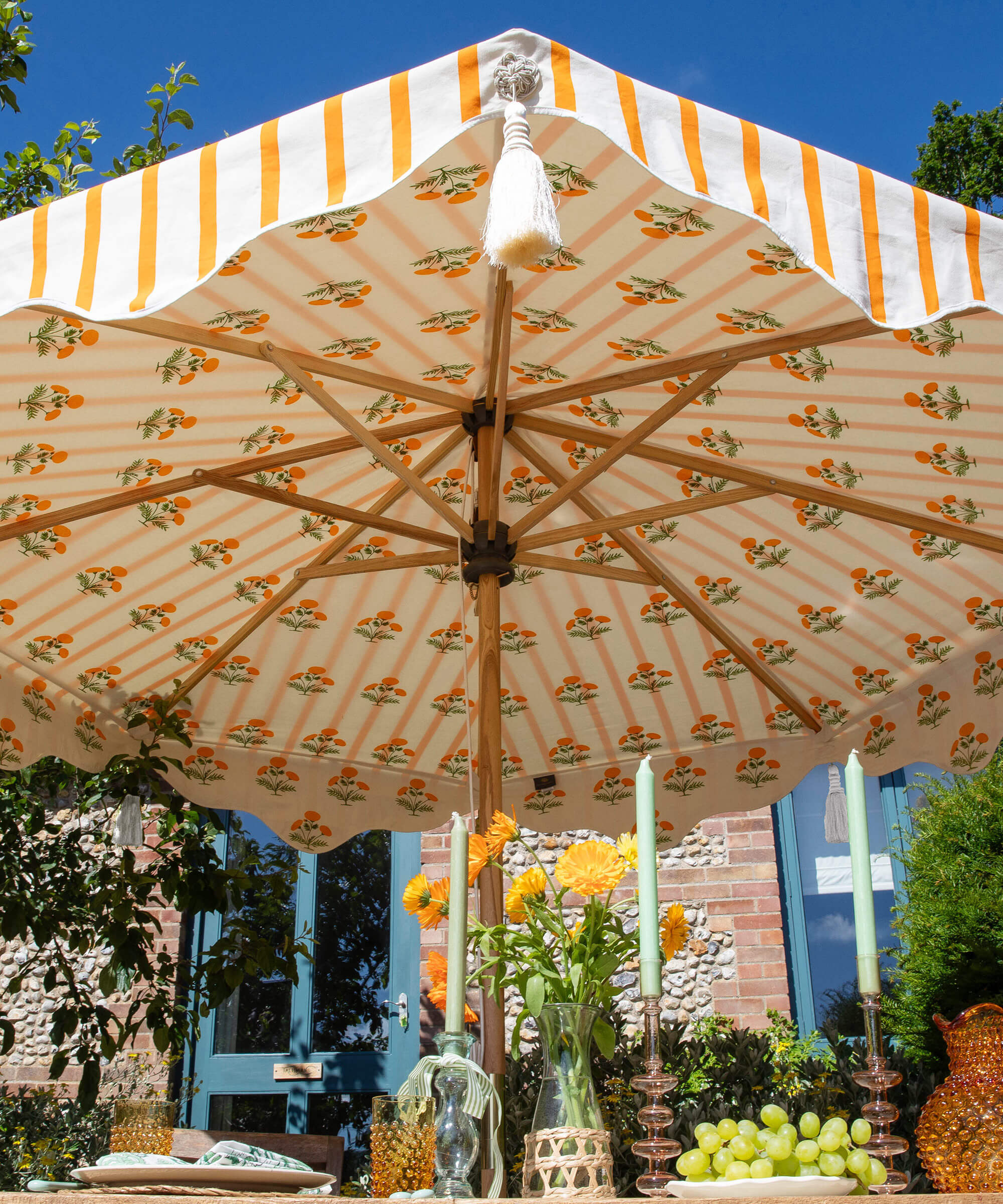 Saffron Octagonal Parasol