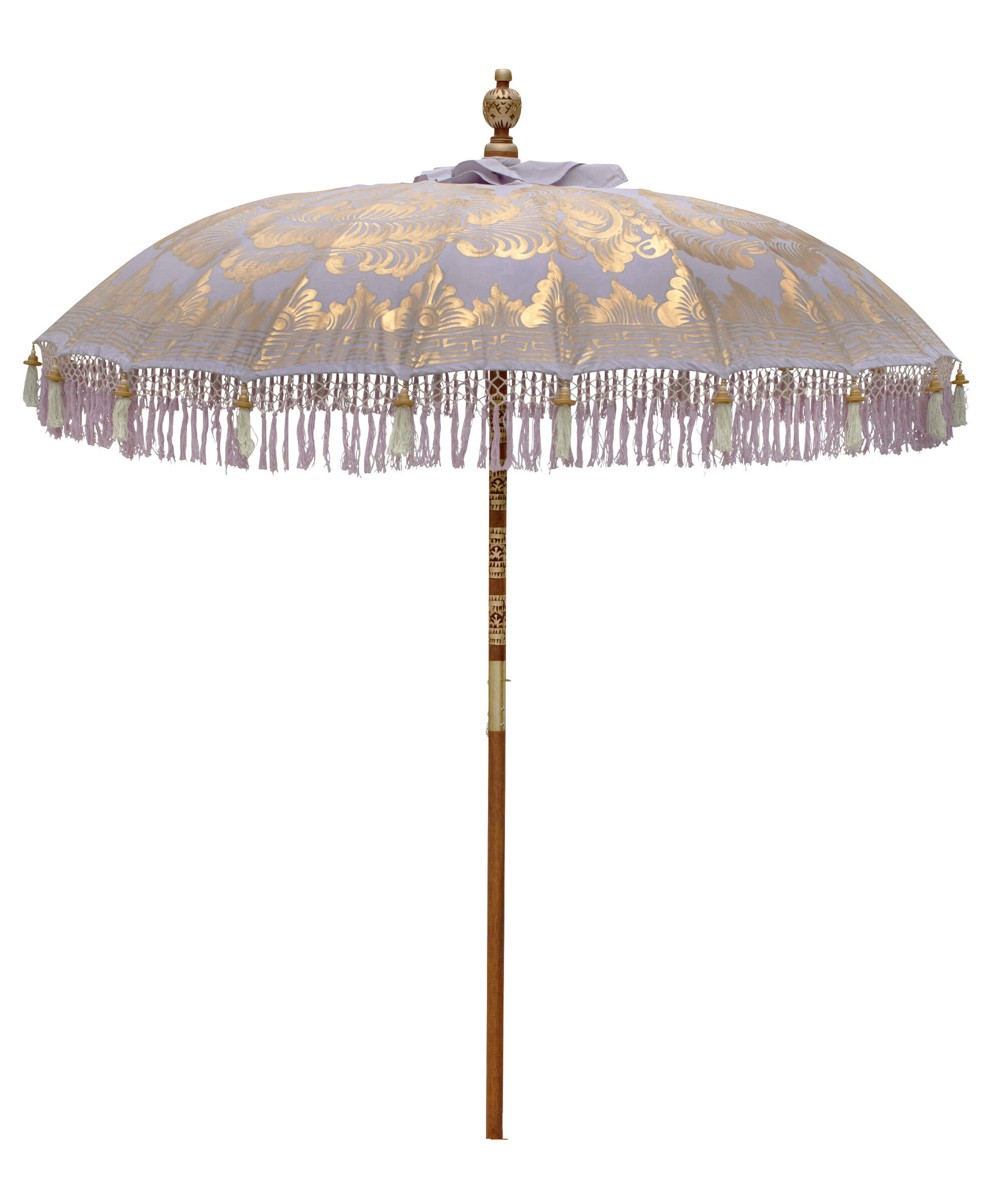 Viola Round Bamboo Parasol