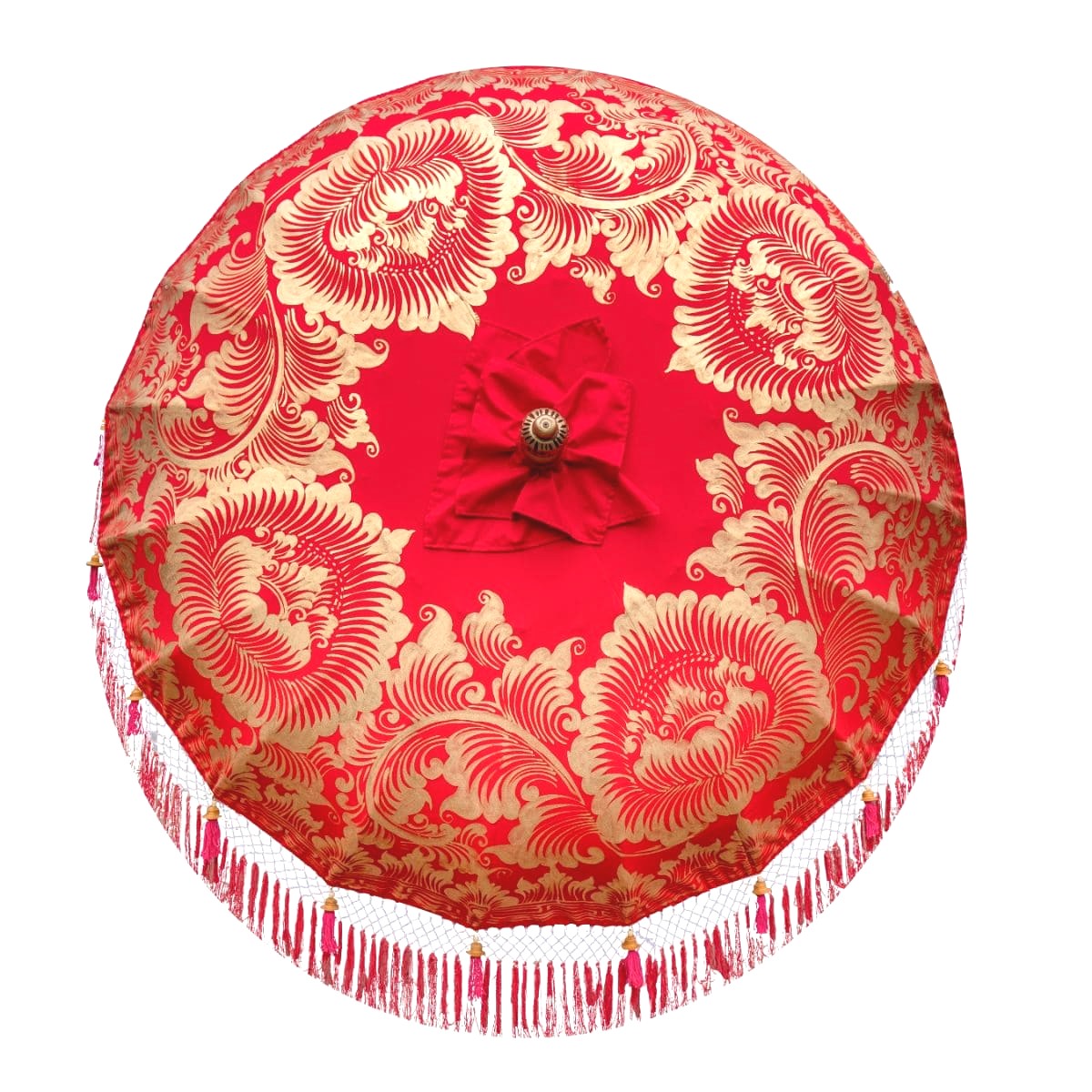 East London Parasol Company Ltd - Olivia Round Bamboo Parasol (Only 1 left)