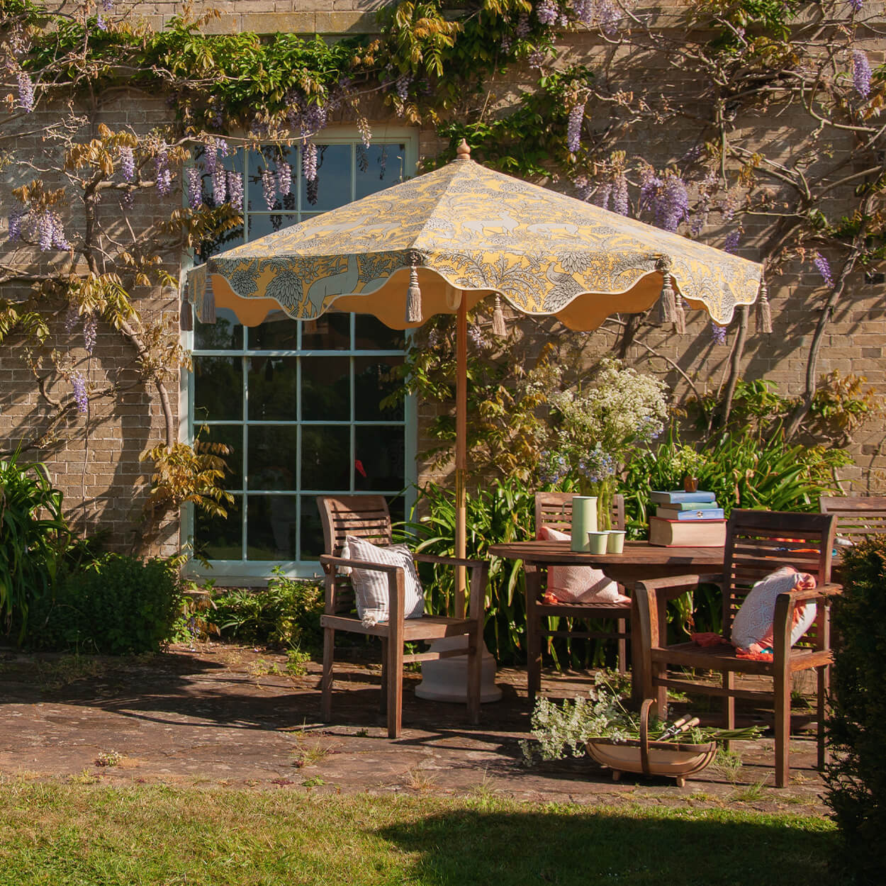 East London Parasol Company Ltd - Elizabeth Citrine Octagonal Canopy (2 & 3 Metre)