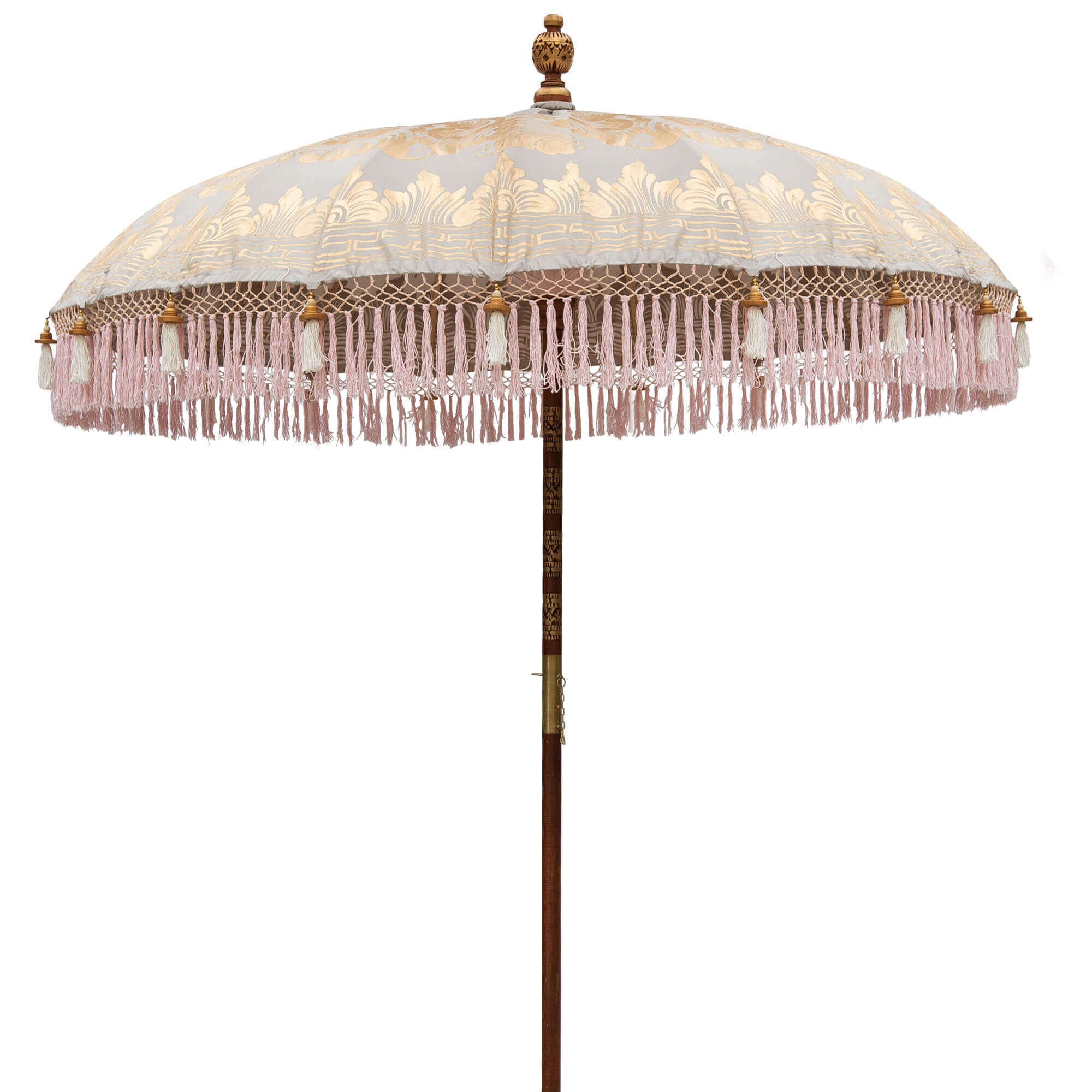 Maya Round Bamboo Parasol