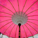Natasha Light Round Bamboo Parasol - delivery by end March