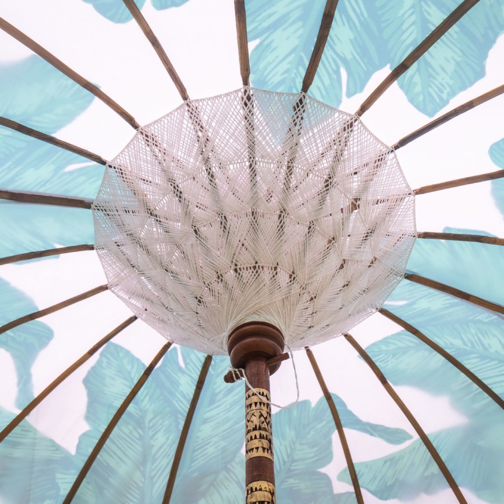 East London Parasol Company Ltd - Meryl Round Bamboo Parasol