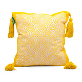 Yellow Suzani Cushion - In stock
