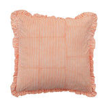 Pink Poppy Frill Cushion  - In stock